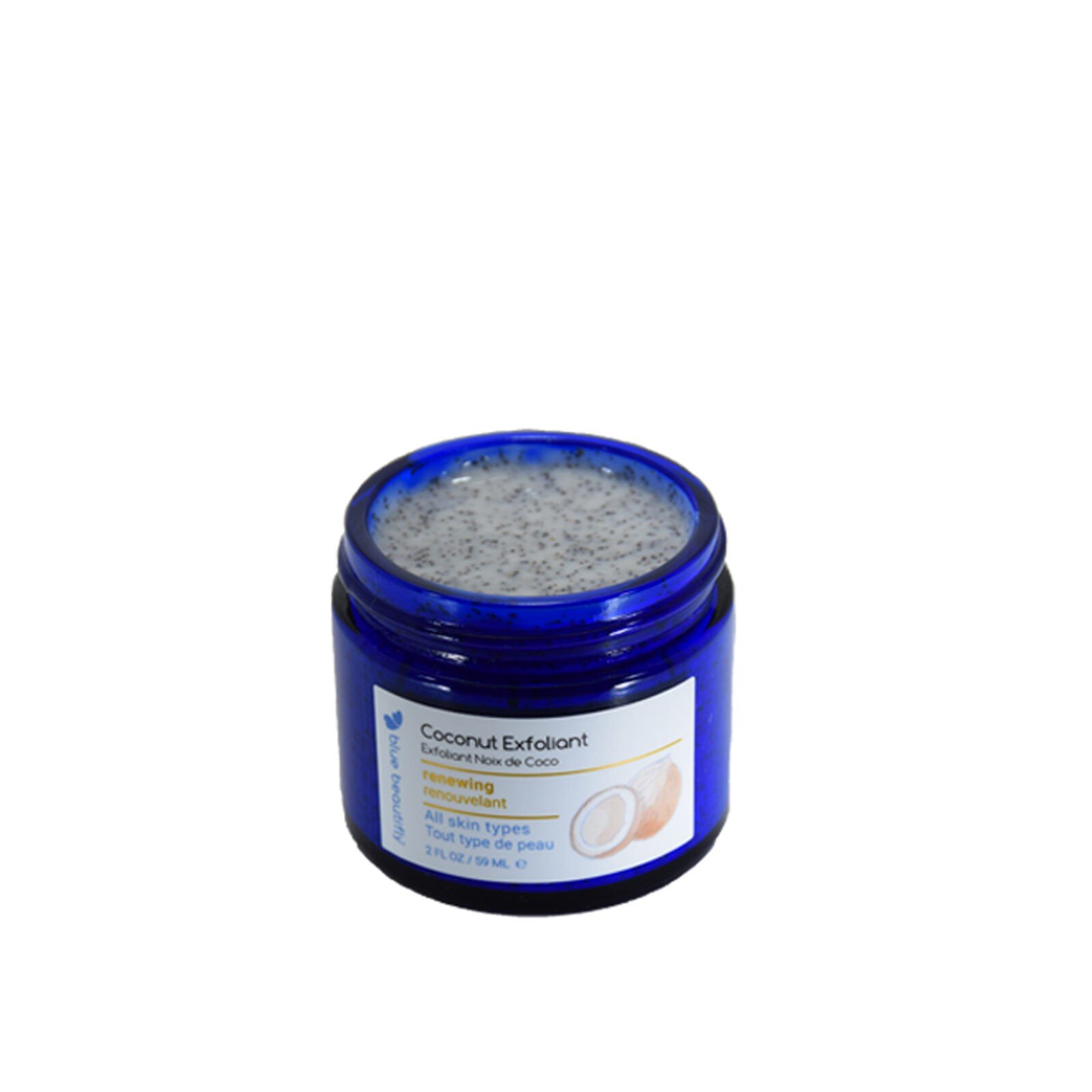 Blue Beautifly Coconut Exfoliant - Retail jar